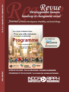 cover journal For an Inclusive City: Innovations and Partnership 